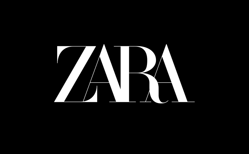 国际快时尚服装品牌zara更换品牌logo