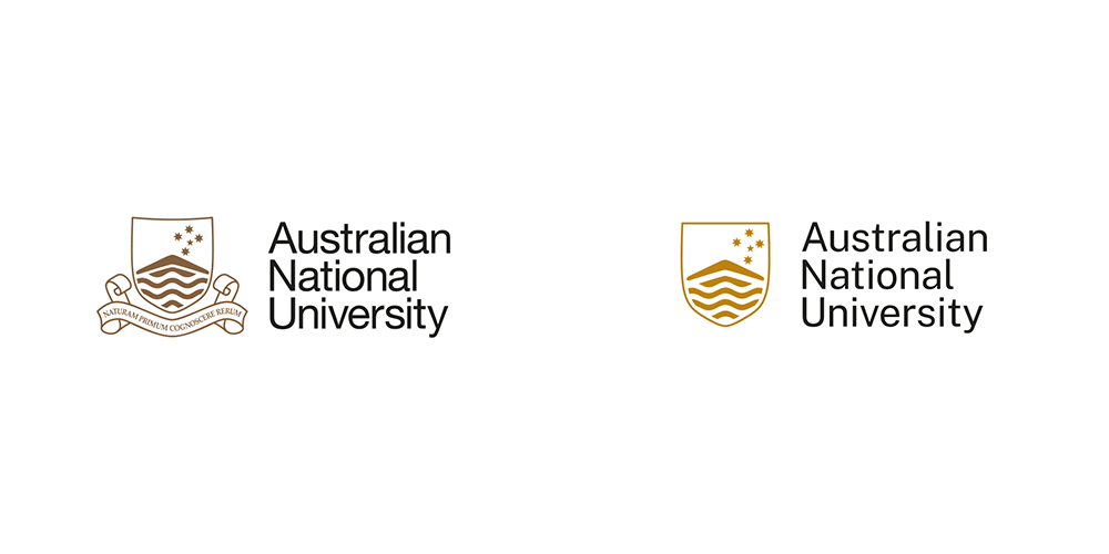 澳大利亚国立大学校徽新旧对比