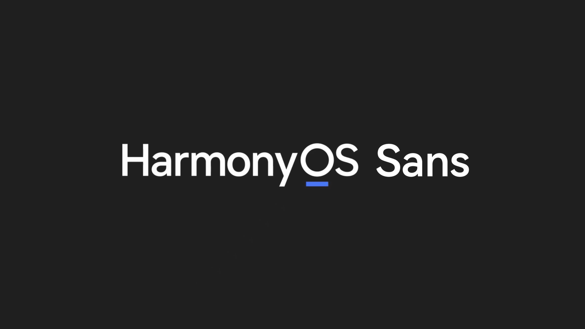 HarmonyOS Sans 字体