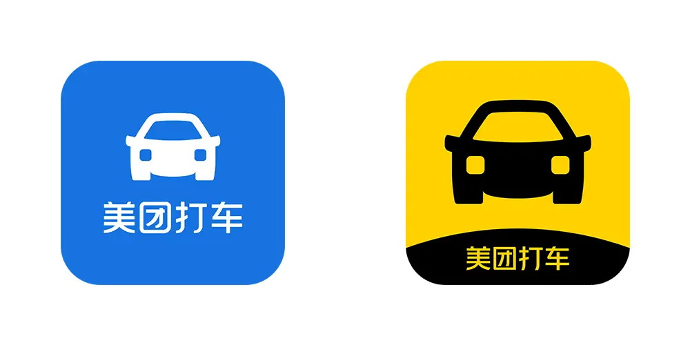 美团打车LOGO设计